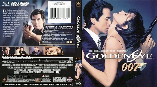 dvd cover Goldeneye BR