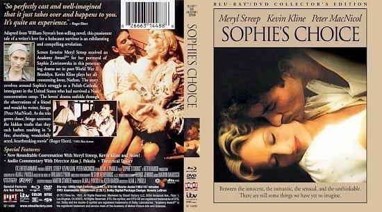 dvd cover Sophie's Choice