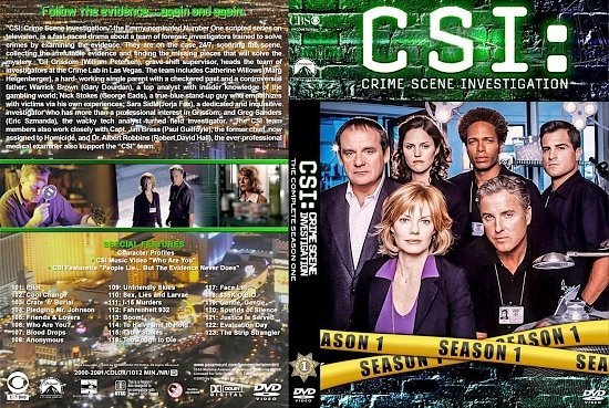 dvd cover CSI st S1
