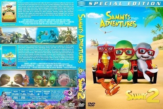 dvd cover Sammy's Adventures Double Feature version 1