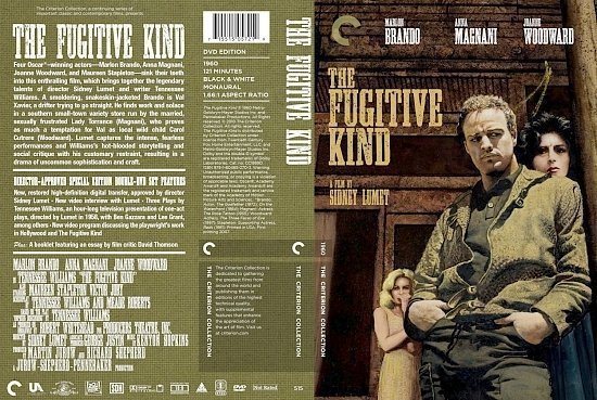 dvd cover The Fugitive Kind