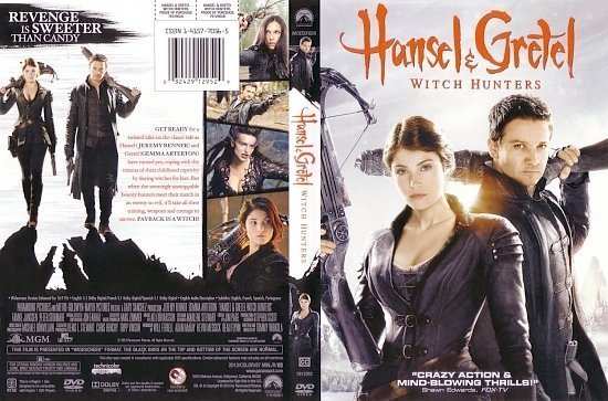 dvd cover Hansel & Gretel Witch Hunters