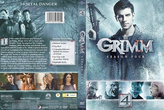 dvd cover Grimm Season 4