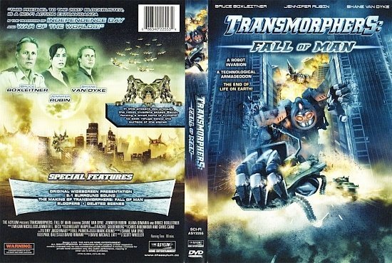dvd cover Transmorphers Fall Of Man
