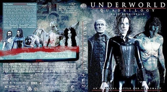 dvd cover Underworld Quadrilogy