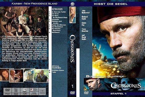 dvd cover Crossbones - Staffel 1 german custom