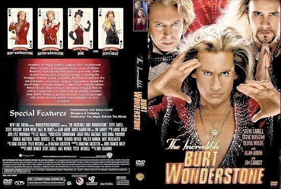 dvd cover The Incredible Burt Wonderstone
