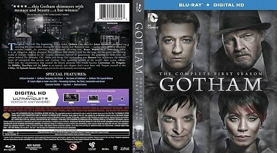 dvd cover Gotham Season 1 Blu ray