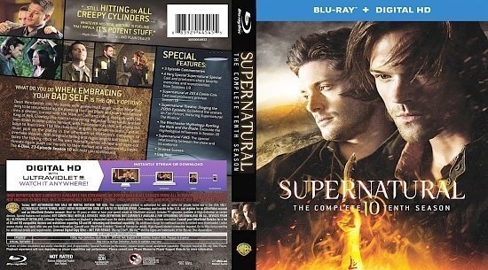 dvd cover Supernatural Season 10 Blu ray