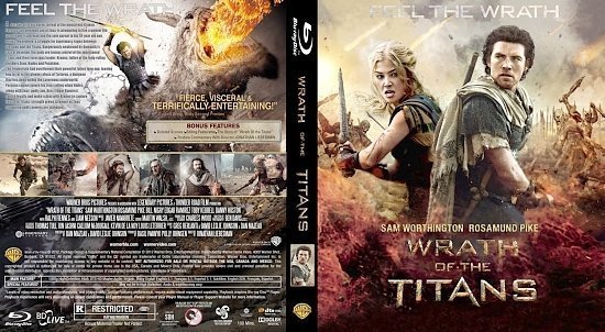 dvd cover Wrath of the Titans Blu ray