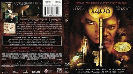 dvd cover 1408 Bluray 1 2007 3173x1762