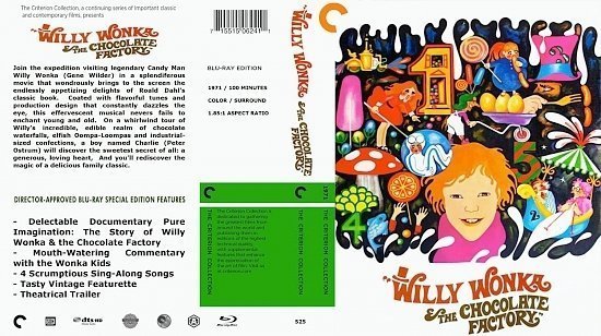 dvd cover Willy Wonka And The Chocolate Factory