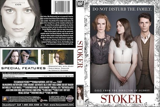 dvd cover Stoker
