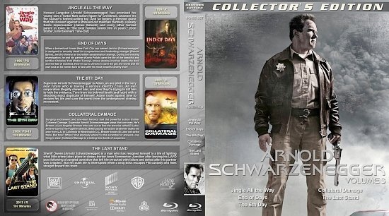 dvd cover Arnold Schwarzenegger Collection Volume 3