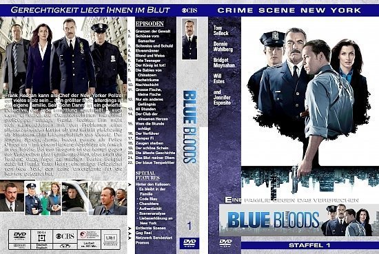dvd cover Blue Bloods - Staffel 1 (2011) german custom