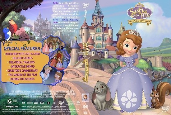 dvd cover Sofia The First Once Upon A Princess
