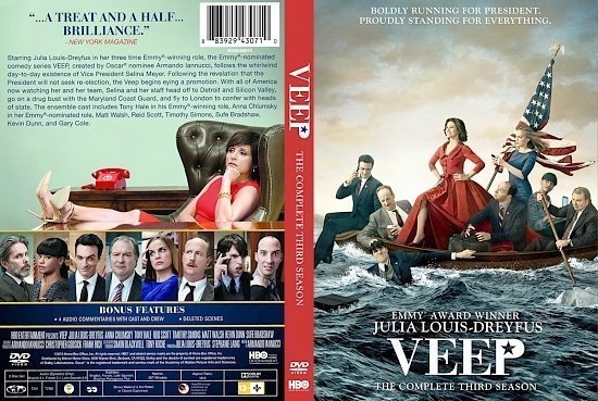 dvd cover Veep Season 3