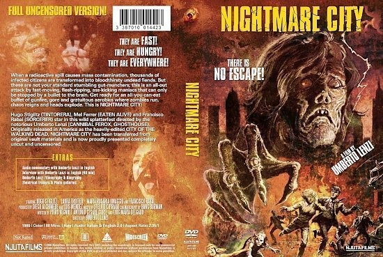 dvd cover Nightmare City
