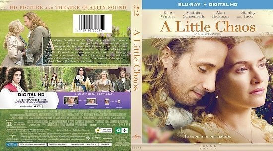 dvd cover A Little Chaos Blu ray