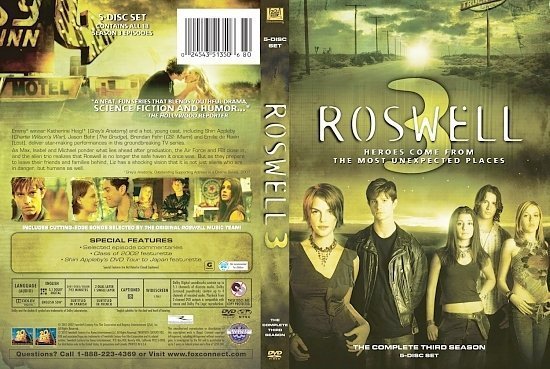 dvd cover Roswell Season 3