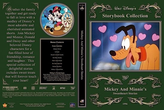 dvd cover Mickey & Minnie's Sweetheart Stories