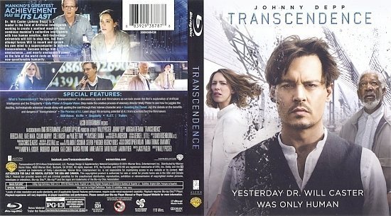 dvd cover Transcendence