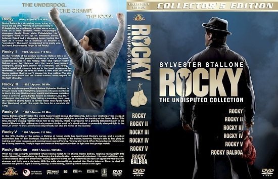 dvd cover Rocky: The Undisputed Collection