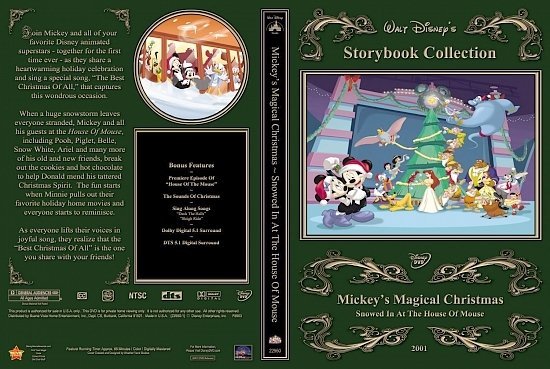 dvd cover Mickey's Magical Christmas Snowed In At The House Of Mouse