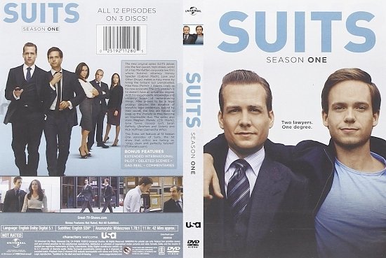 dvd cover Suits Season 1