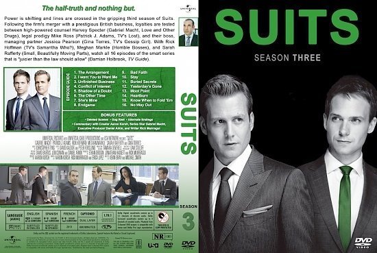 dvd cover Suits Season 3
