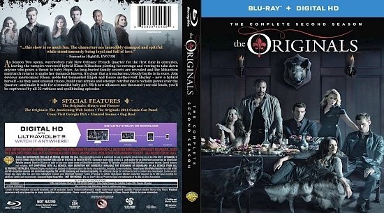 dvd cover The Originals Season 2 Blu ray