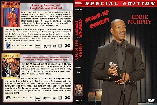 dvd cover Stand Up Comedy: Eddie Murphy
