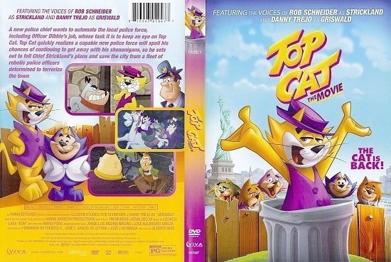 dvd cover Top Cat The Movie