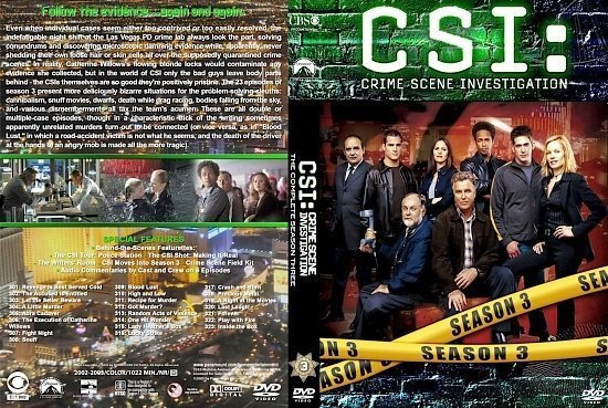 dvd cover CSI st S3