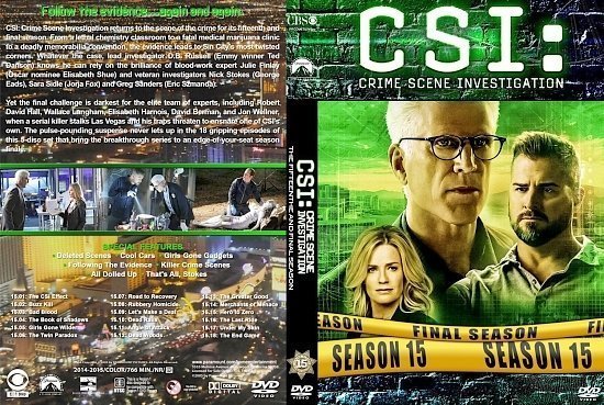 dvd cover CSI st S15