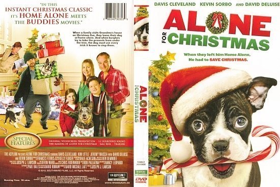 dvd cover Alone For Christmas
