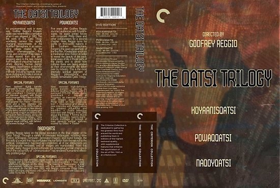 dvd cover The Qatsi Trilogy