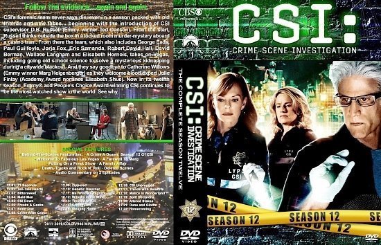 dvd cover CSI lg S12