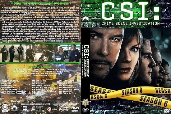 dvd cover CSI st S6