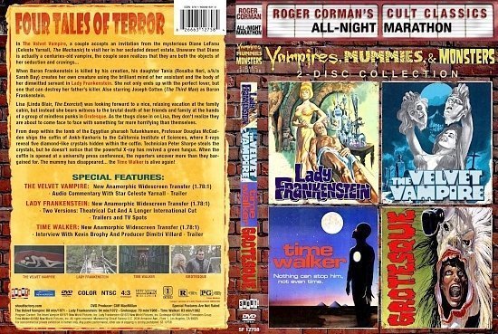 dvd cover Vampires, Mummies & Monsters Collection