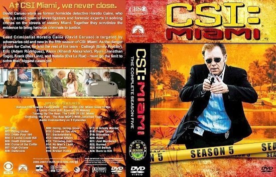 dvd cover CSI Miami lg S5