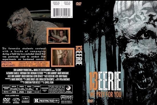 dvd cover 13 Eerie