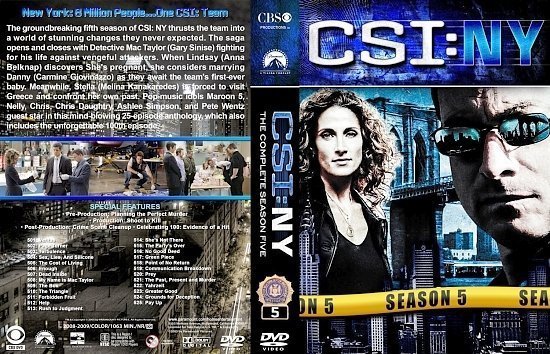 dvd cover CSI NY lg S5