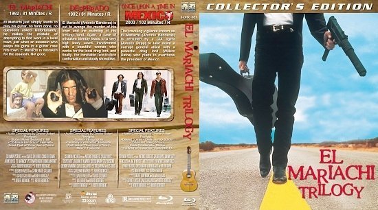dvd cover El Mariachi Trilogy