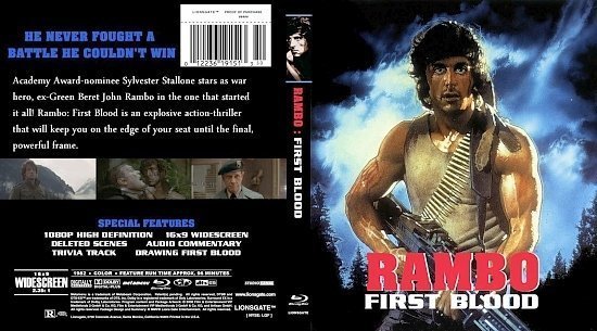 dvd cover Rambo: First Blood