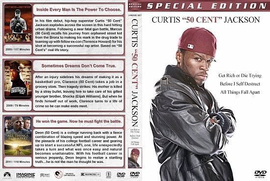 dvd cover Curtis "50 Cent" Jackson Triple Feature