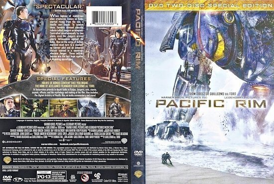 dvd cover Pacific Rim