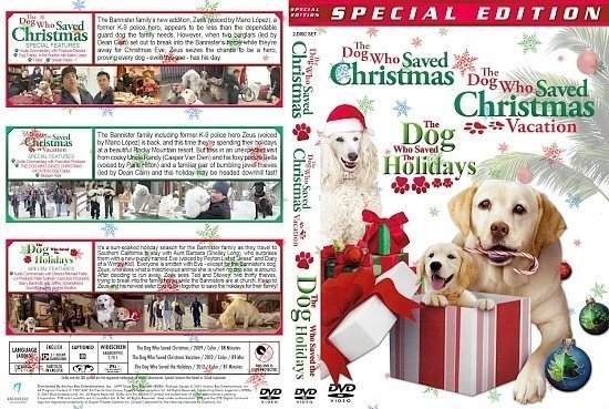 dvd cover The Dog Who Saved Christmas / Christmas Vacation / the Holidays Triple
