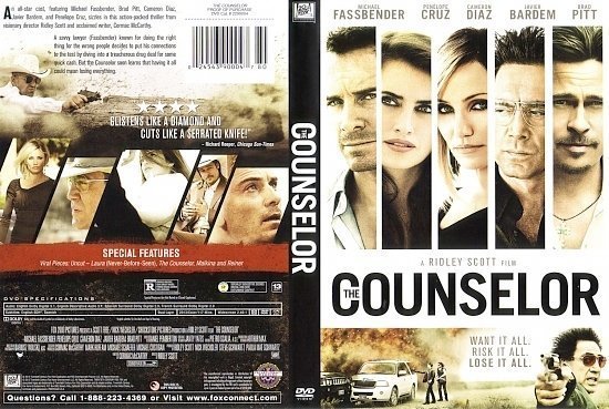 dvd cover The Counselor