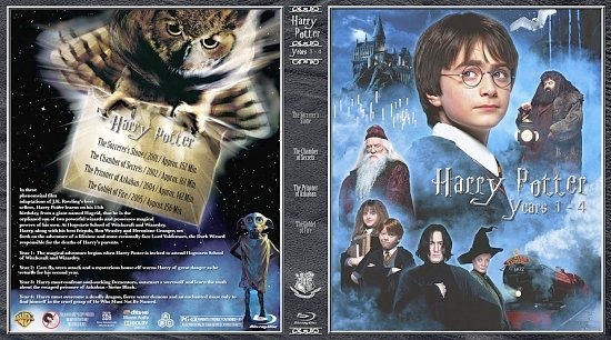 dvd cover Harry Potter: Years 1 4 Version 1